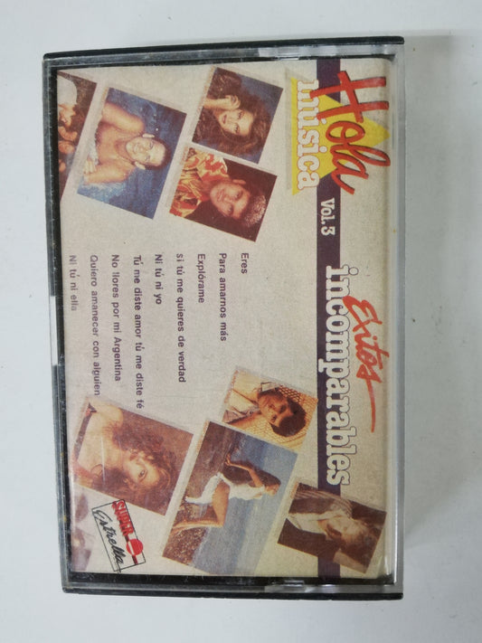 CASSETTE HOLA MÚSICA VOL. 3 - EXITOS INCOMPARABLES