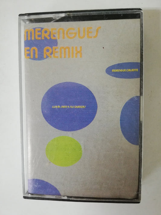 CASSETTE MERENGUES EN REMIX - MERENGUES EN REMIX VOL. 1