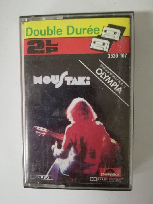 CASSETTE GEORGES MOUSTAKI - OLYMPIA ENREGISTREMENT PUBLIC