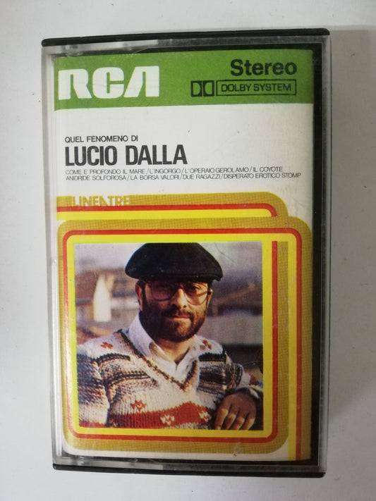 CASSETTE LUCIO DALLA - QUEL FENOMENO DI LUCIO DALLA