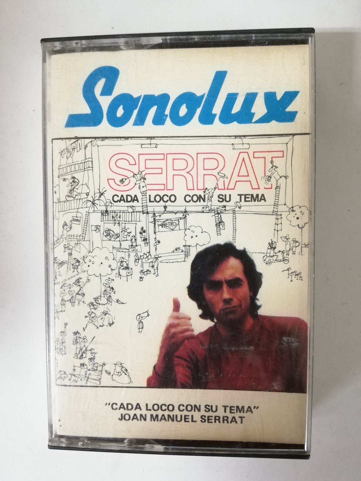 CASSETTE JOAN MANUEL SERRAT - CADA LOCO CON SU TEMA