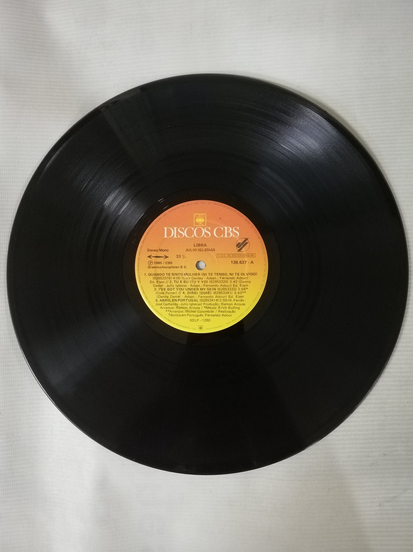 LP JULIO IGLESIAS - LIBRA