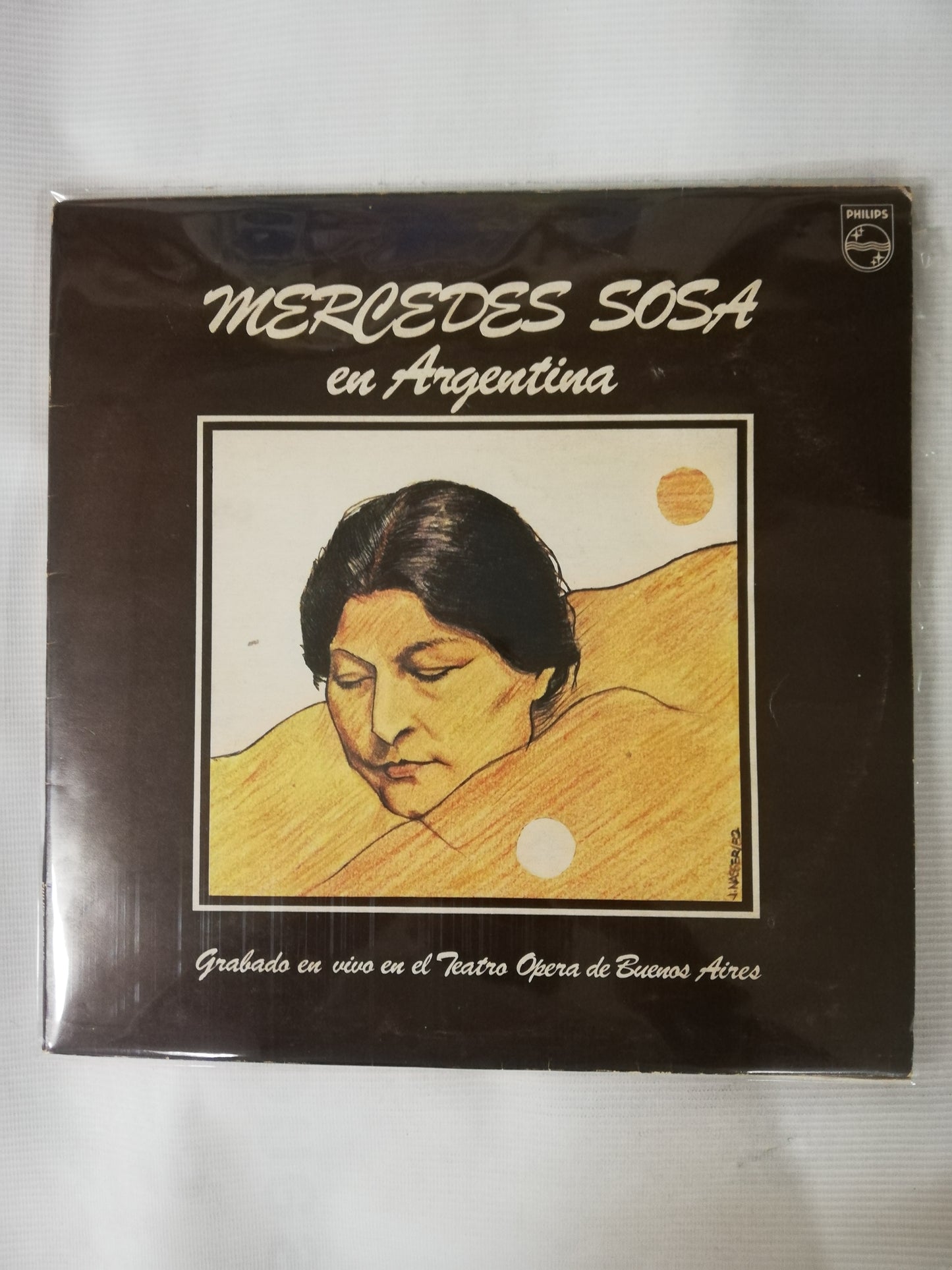 LP MERCEDES SOSA - MERCEDES SOSA EN ARGENTINA, GRABADO EN VIVO EN EL TEATRO OPERA DE BUENOS AIRES - VINYL X 2