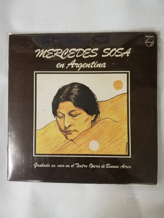 LP MERCEDES SOSA - MERCEDES SOSA EN ARGENTINA, GRABADO EN VIVO EN EL TEATRO OPERA DE BUENOS AIRES - VINYL X 2