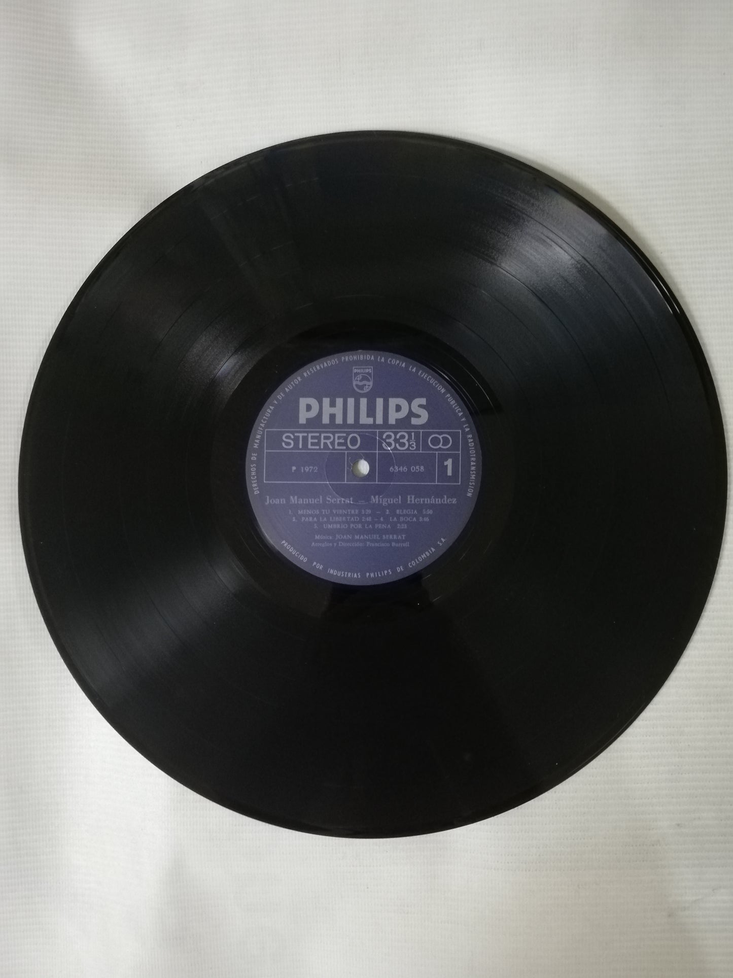 LP JOAN MANUEL SERRAT - MIGUEL HERNANDEZ
