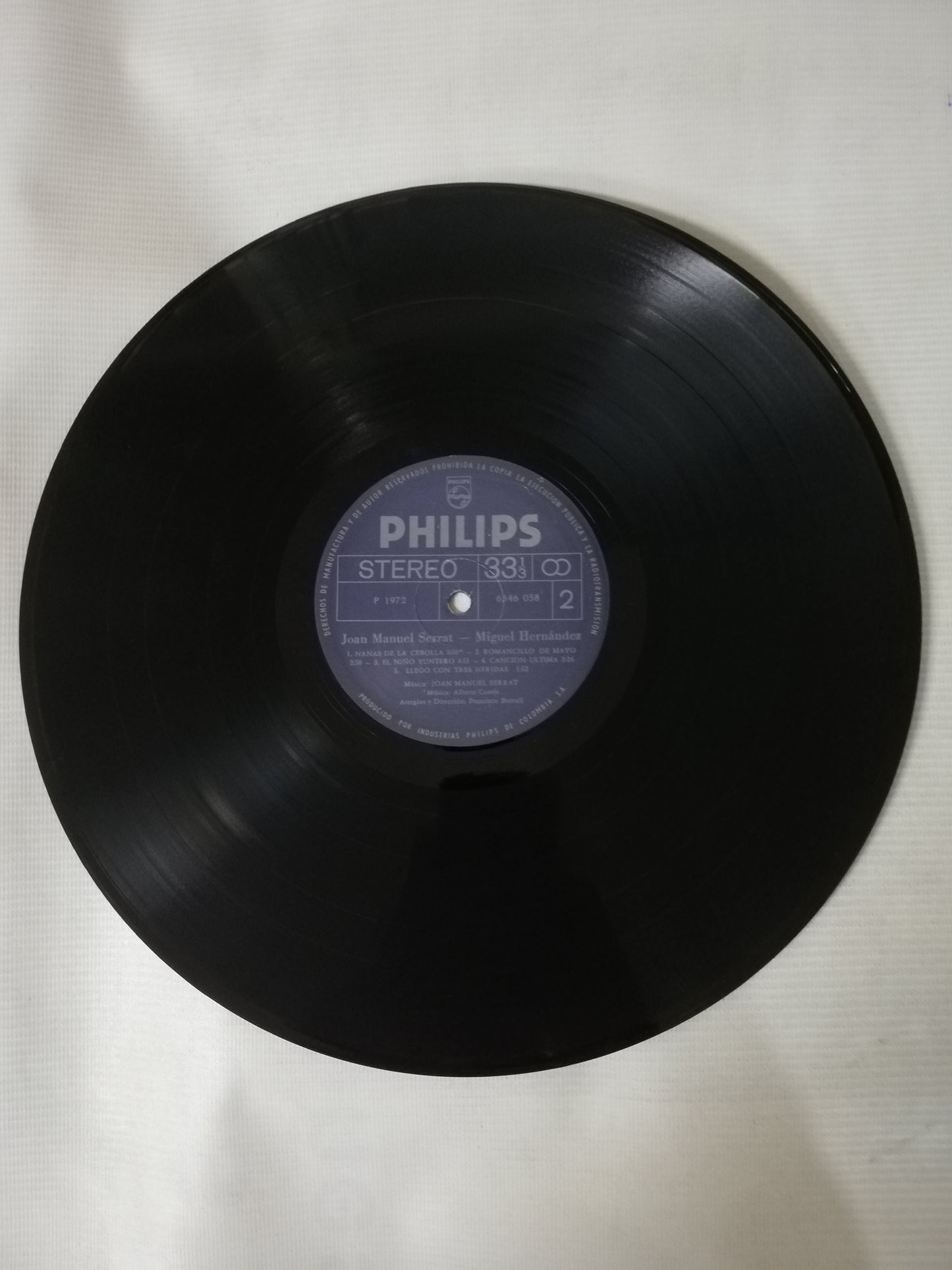 LP JOAN MANUEL SERRAT - MIGUEL HERNANDEZ