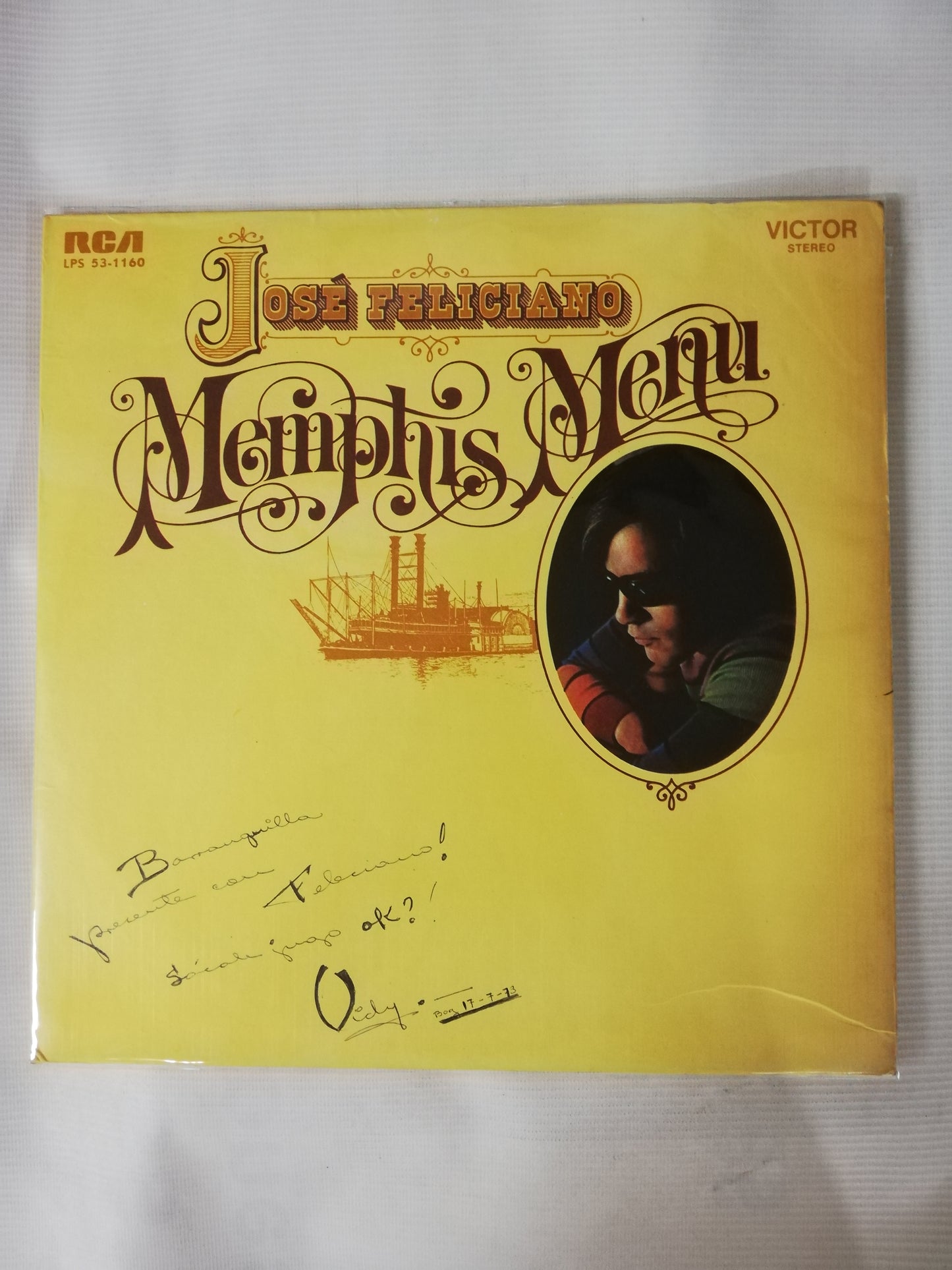 LP JOSÉ FELICIANO - MEMPHIS MENU