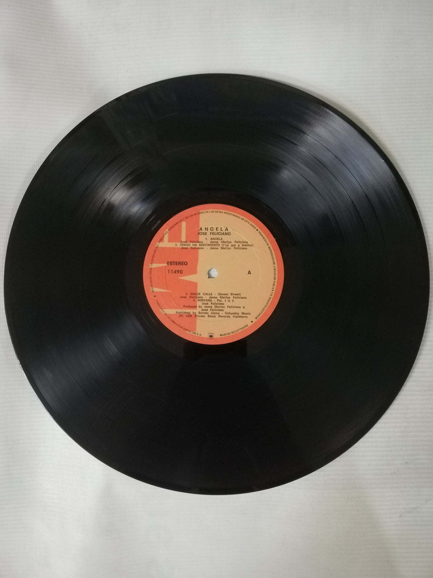 LP JOSÉ FELICIANO - ANGELA