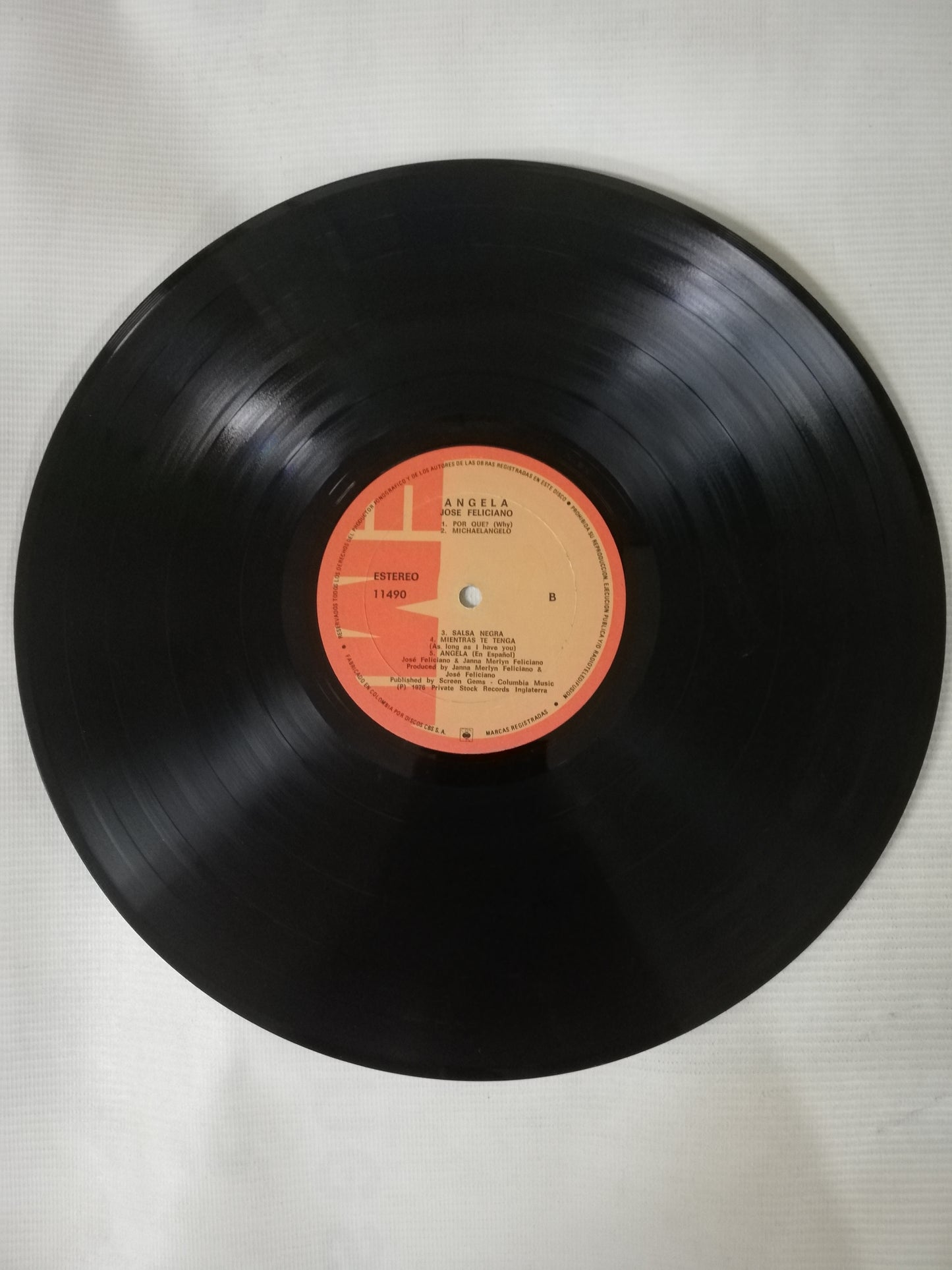 LP JOSÉ FELICIANO - ANGELA