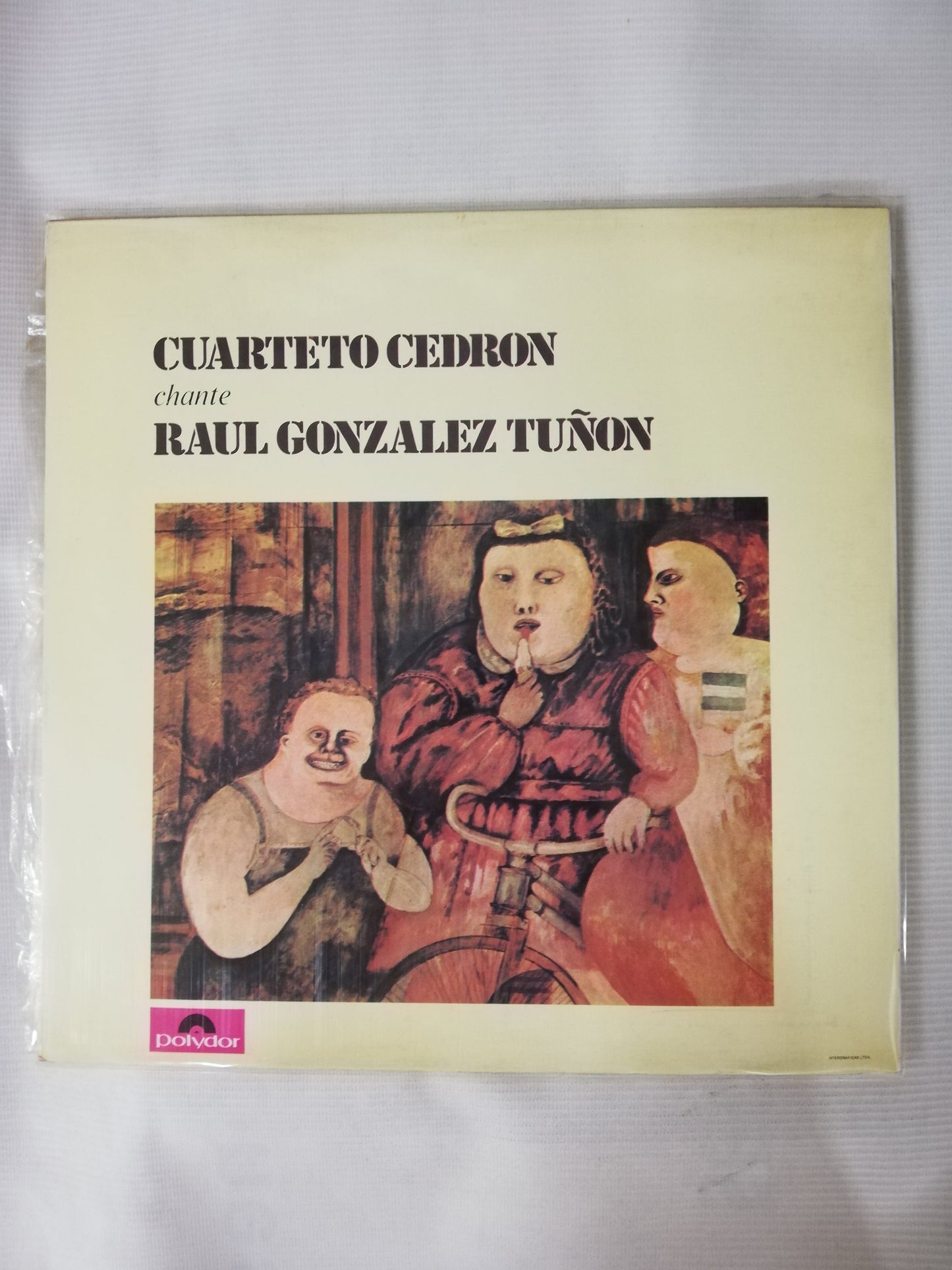 LP PACO IBAÑEZ - CHANTE PABLO NERUDA - CUARTETO CEDRON - CHANTE RAUL GONZALEZ TUÑON