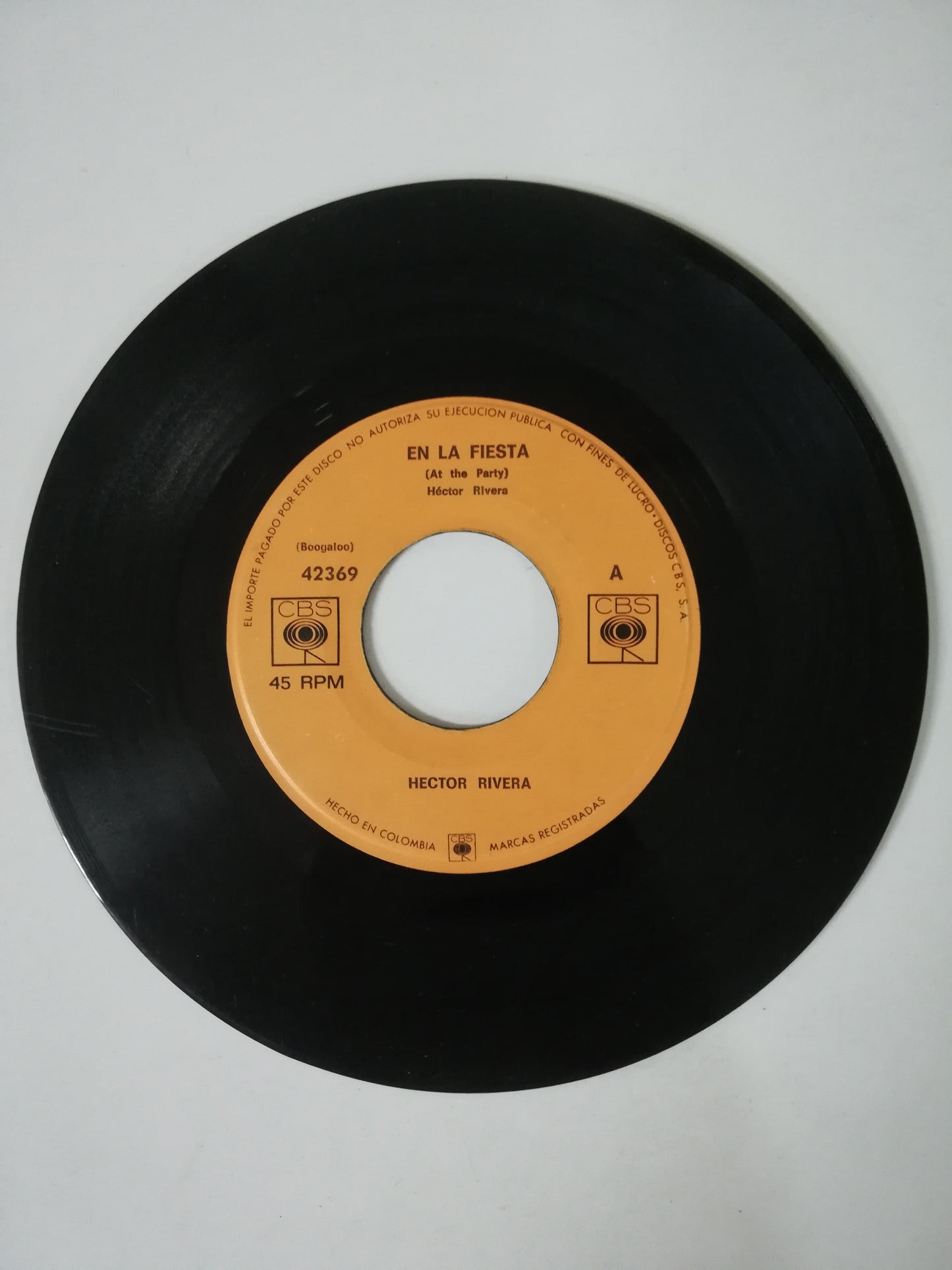 VINILO HECTOR RIVERA - EN LA FIESTA / HAZMELO