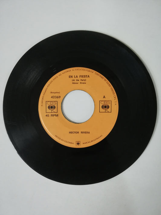 VINILO HECTOR RIVERA - EN LA FIESTA / HAZMELO