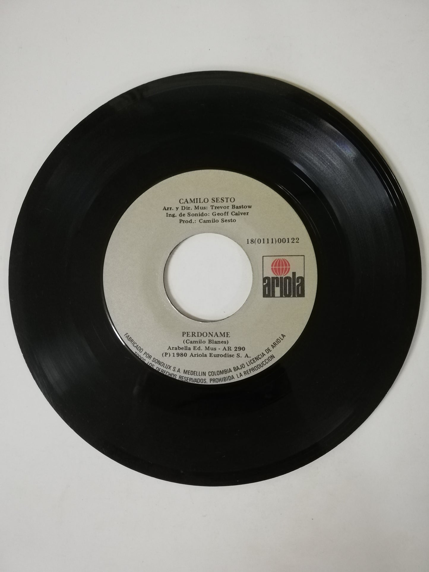 VINILO CAMILO SESTO - DONDE ESTES, CON QUIEN ESTES / PERDONAME