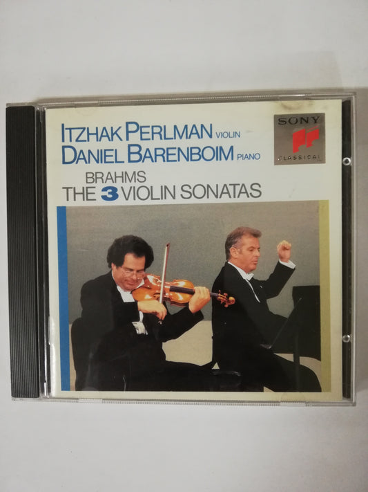 CD ITZHAK PERLMAN: VIOLIN / DANIEL BARENBOIM: PIANO - BRAHMS THE 3 VIOLIN SONATAS