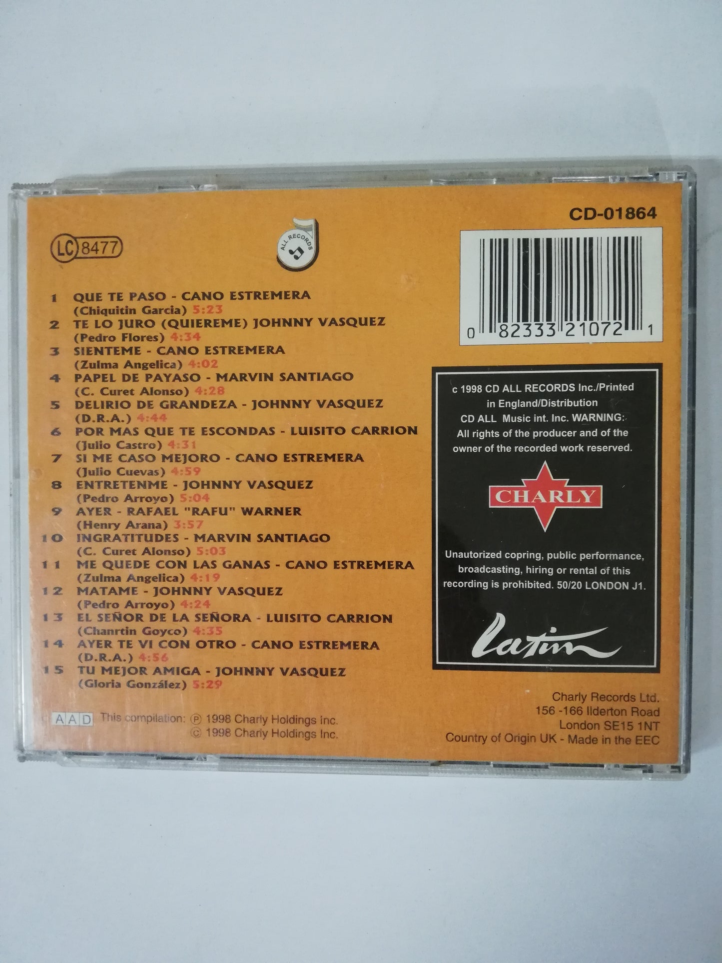 CD BOBBY VALENTIN - MUCHO BAJO