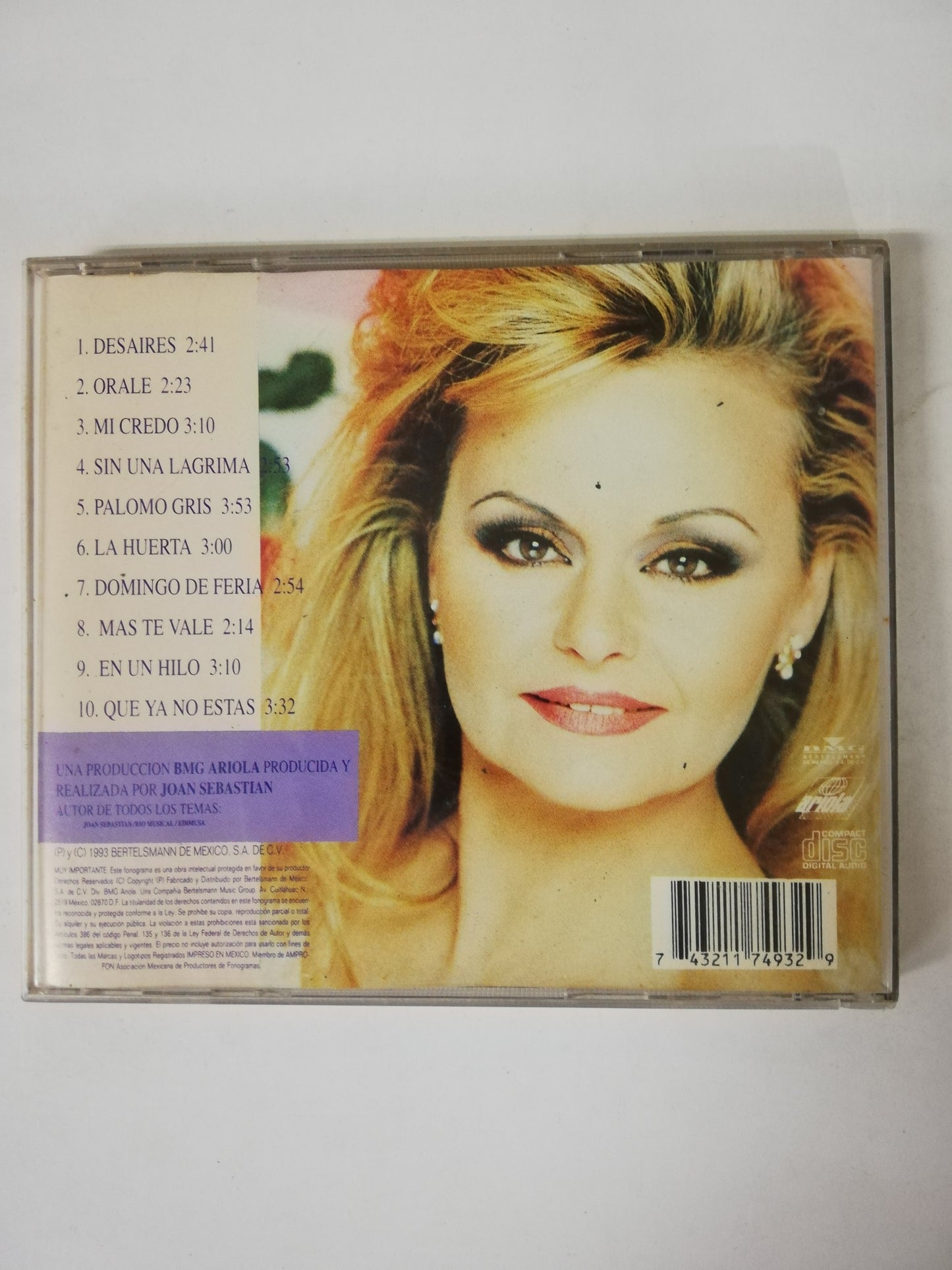 CD ROCIO DURCAL - DESAIRES