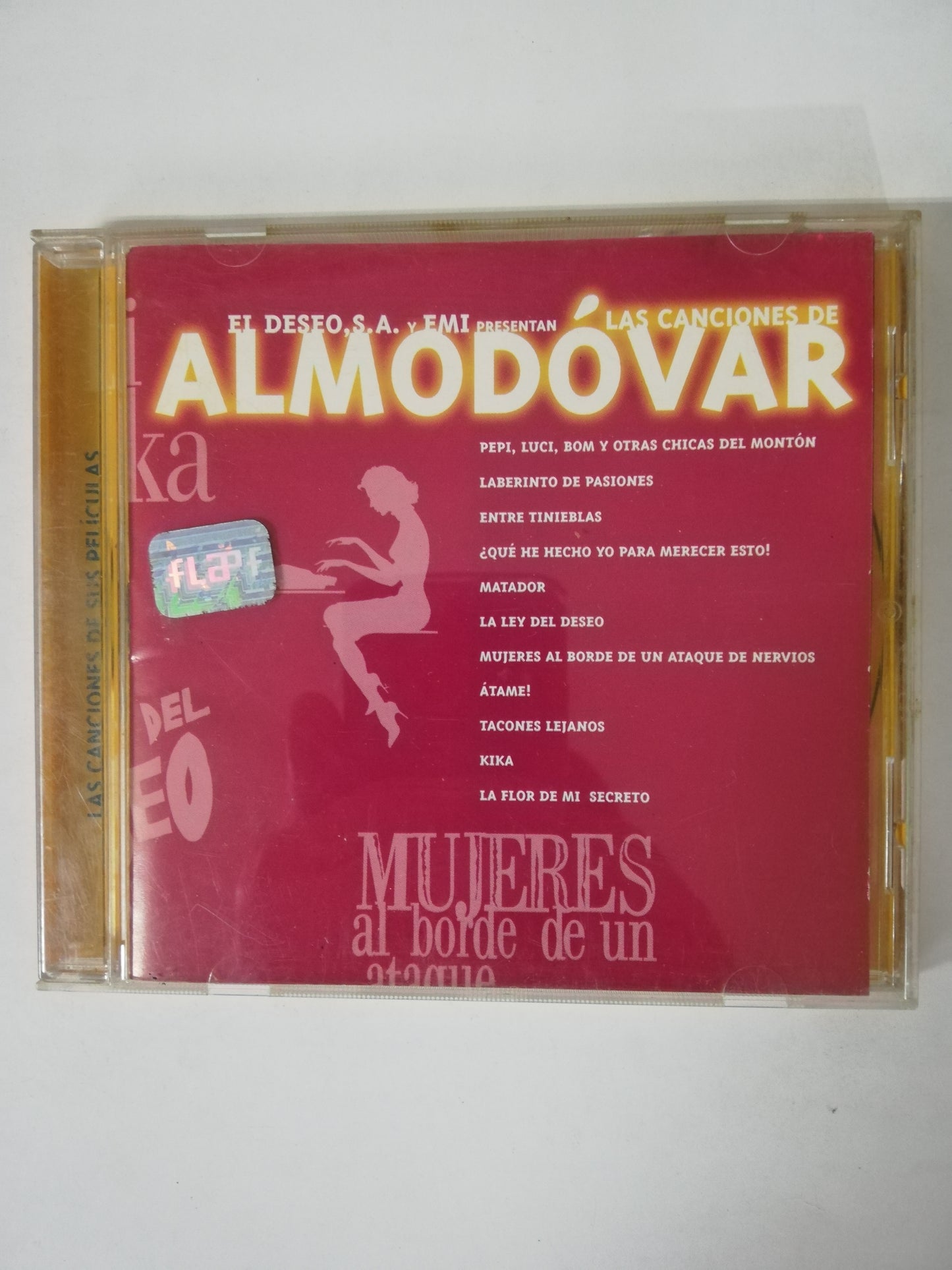 CD LAS CANCIONES DE ALMODOVAR - CANCIONES DE SUS PELICULAS