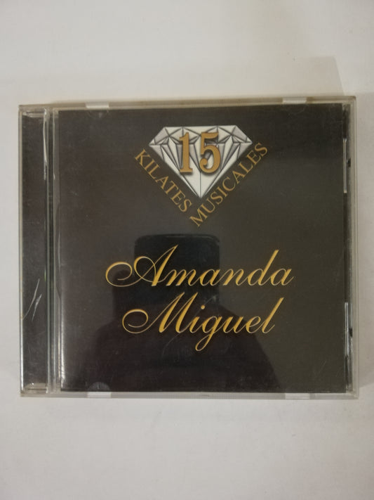 CD AMANDA MIGUEL - 15 KILATES MUSICALES