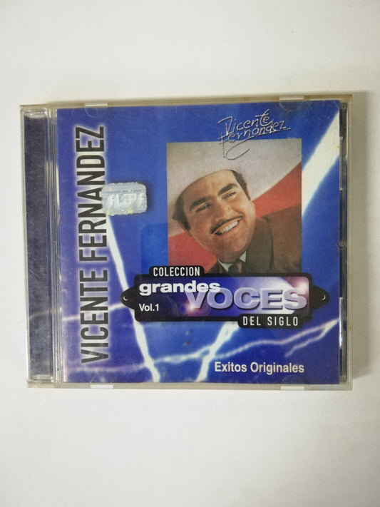CD VICENTE FERNANDEZ - COLECCIÓN GRANDES VOCES DEL SIGLO VOL. 1