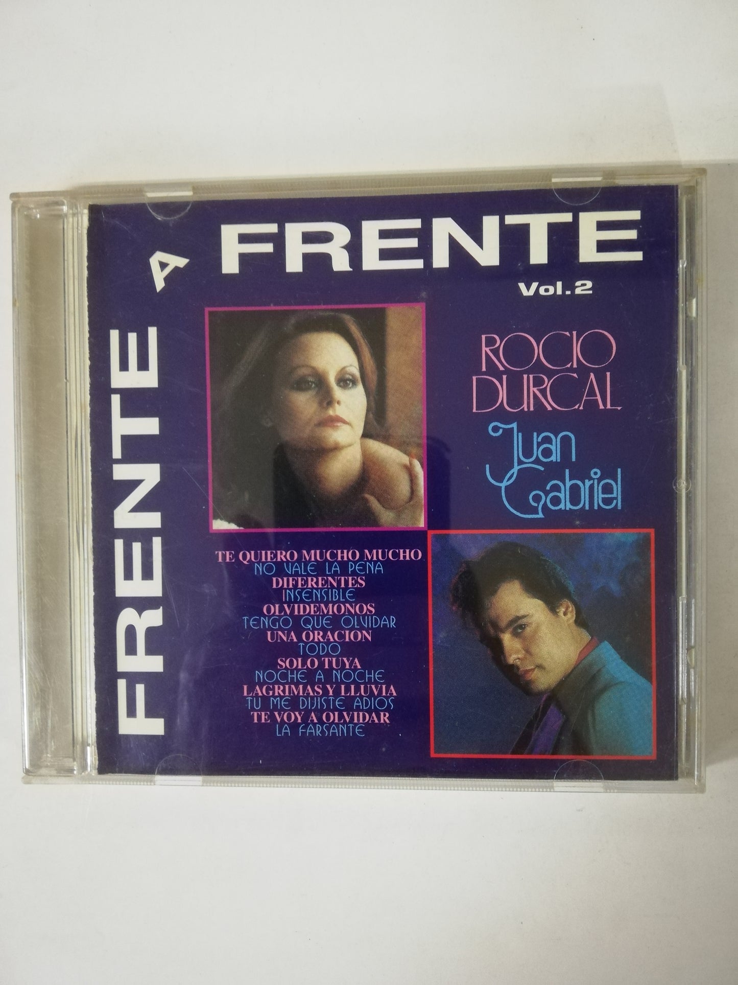 CD ROCIO DURCAL / JUAN GABRIEL - FRENTE A FRENTE VOL. 2