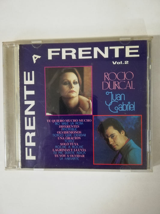 CD ROCIO DURCAL / JUAN GABRIEL - FRENTE A FRENTE VOL. 2