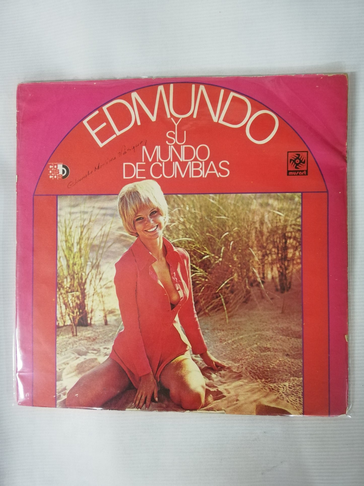 LP EDMUNDO ARIAS Y SU ORQUESTA - EDMUNDO Y SU MUNDO DE CUMBIAS