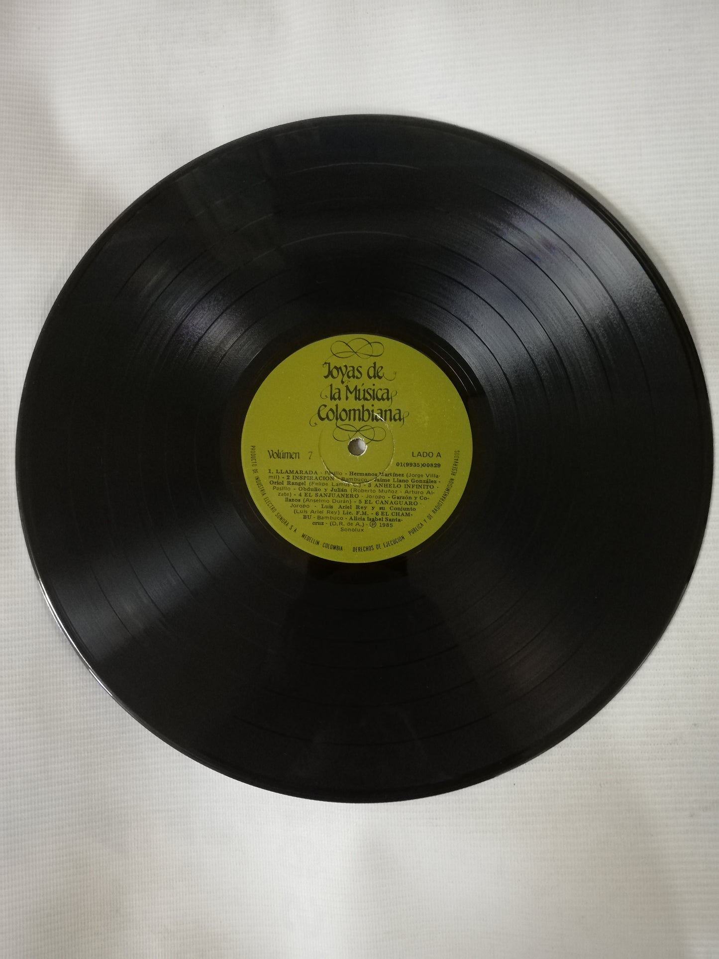 LP JOYAS DE LA MÚSICA COLOMBIANA - JOYAS DE LA MÚSICA COLOMBIANA VOL. 7