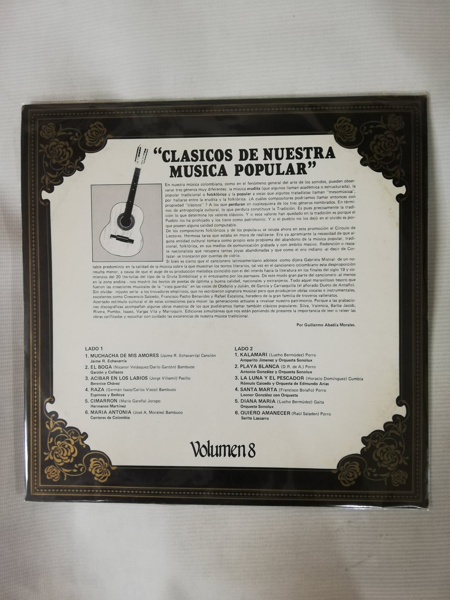 LP JOYAS DE LA MÚSICA COLOMBIANA - JOYAS DE LA MÚSICA COLOMBIANA VOL. 8