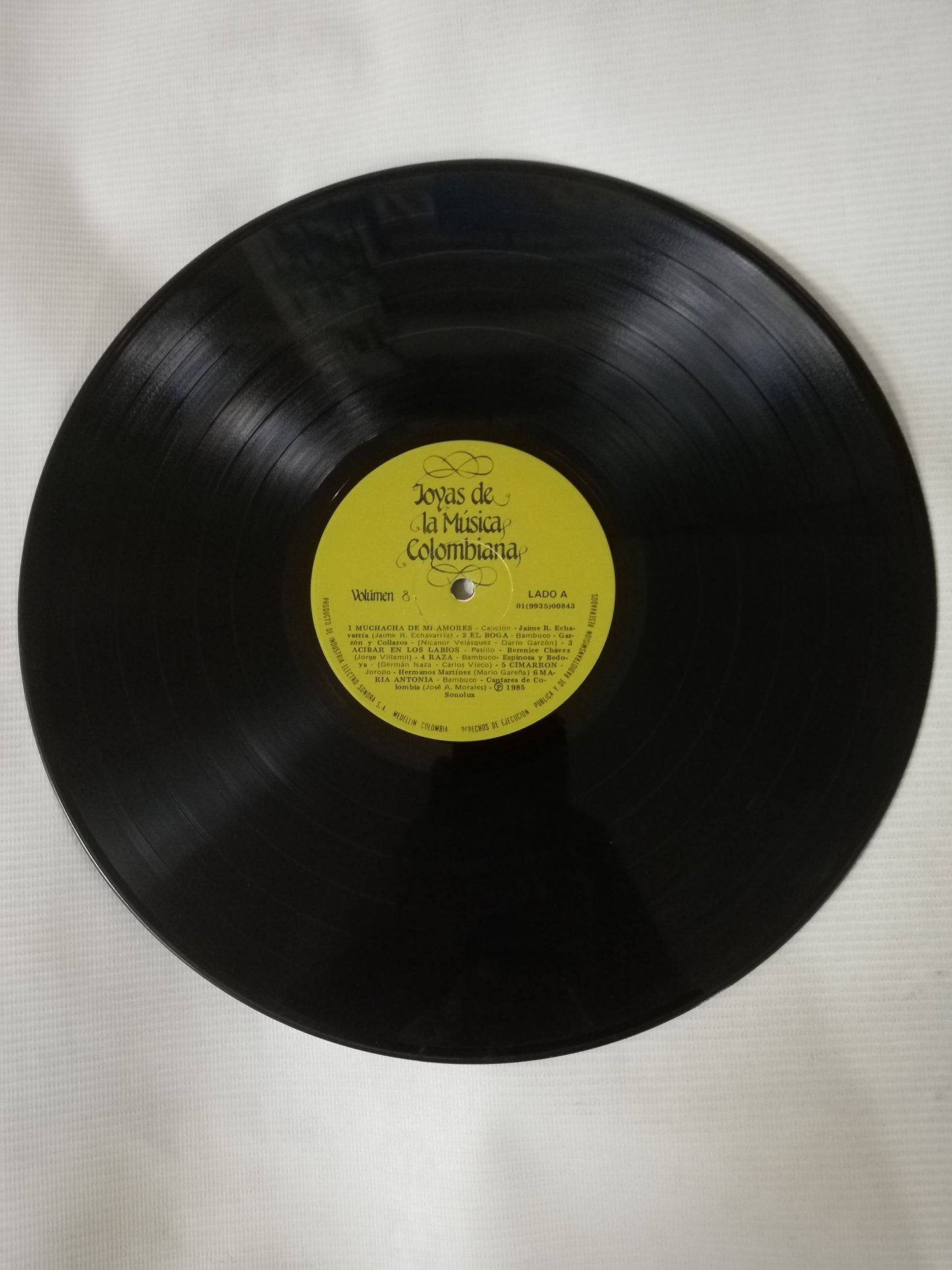 LP JOYAS DE LA MÚSICA COLOMBIANA - JOYAS DE LA MÚSICA COLOMBIANA VOL. 8