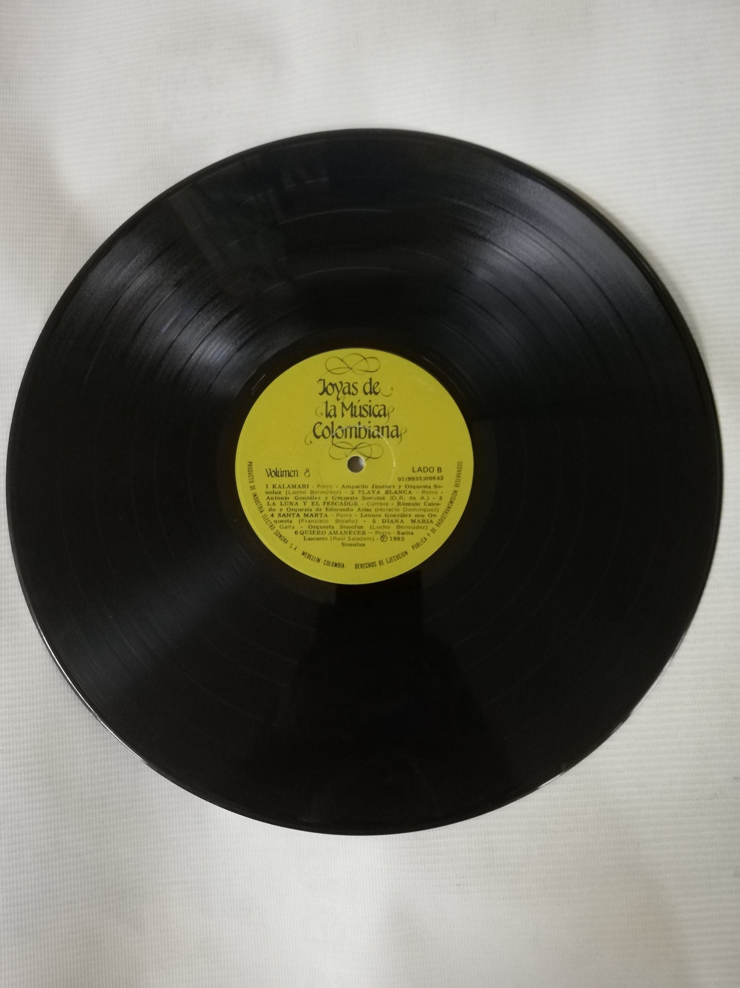 LP JOYAS DE LA MÚSICA COLOMBIANA - JOYAS DE LA MÚSICA COLOMBIANA VOL. 8