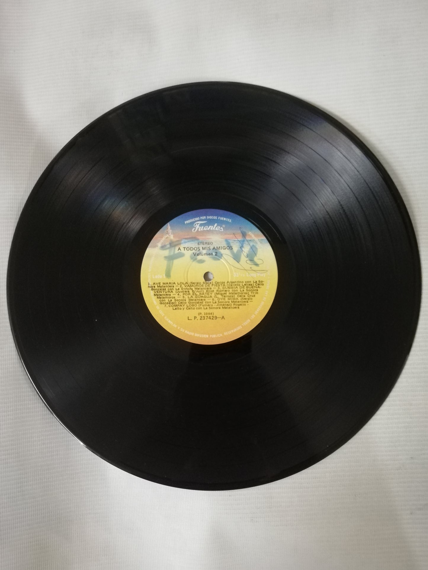 LP A TODOS MIS AMIGOS - A TODOS MIS AMIGOS VOL. 2