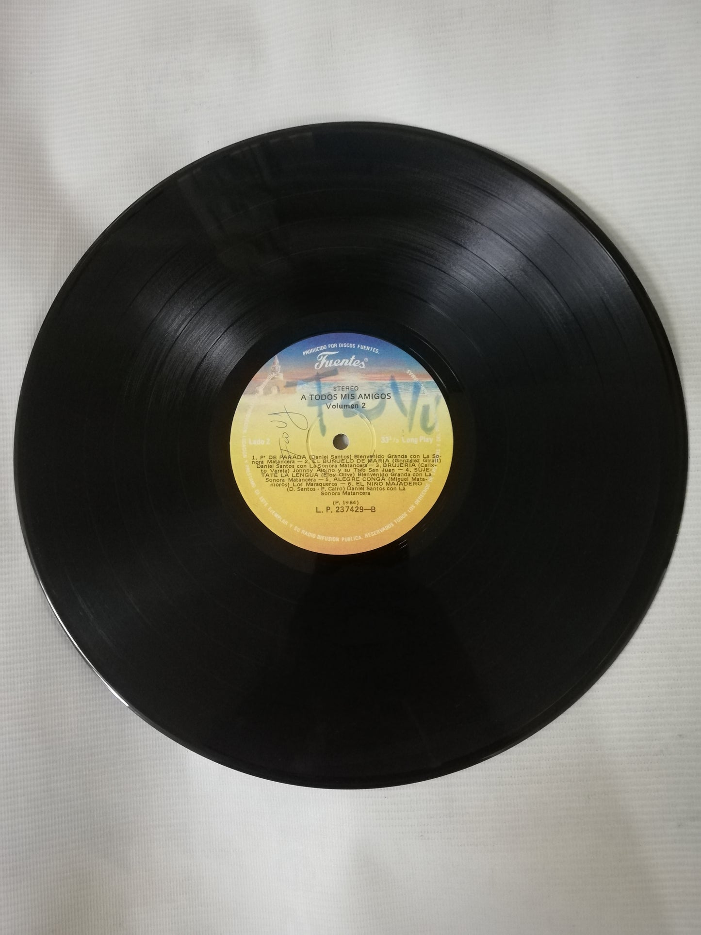 LP A TODOS MIS AMIGOS - A TODOS MIS AMIGOS VOL. 2