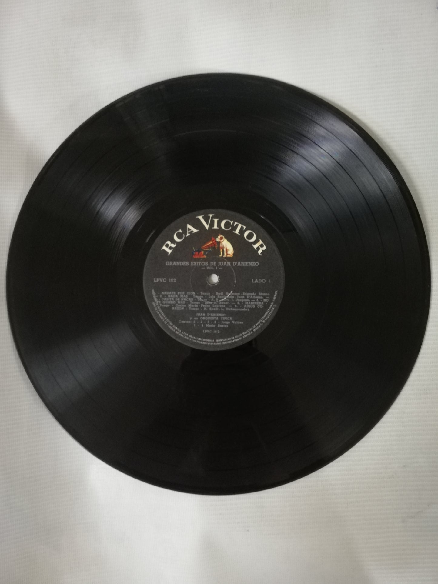 LP JUAN D´ ARIENZO Y SU ORQUESTA TIPICA - GRANDES EXITOS VOL. 1