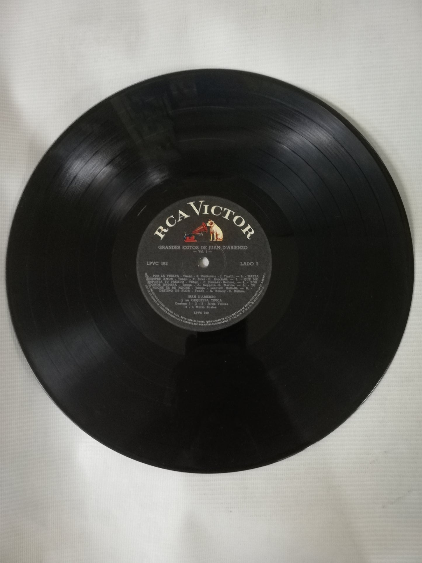 LP JUAN D´ ARIENZO Y SU ORQUESTA TIPICA - GRANDES EXITOS VOL. 1