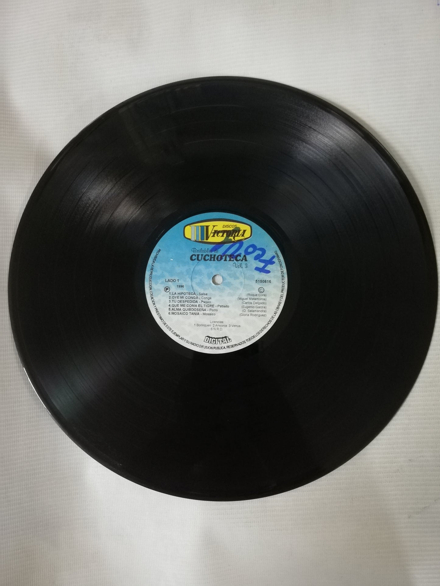 LP BAILABLES DE CUCHOTECA - BAILABLES DE CUCHOTECA VOL. 3