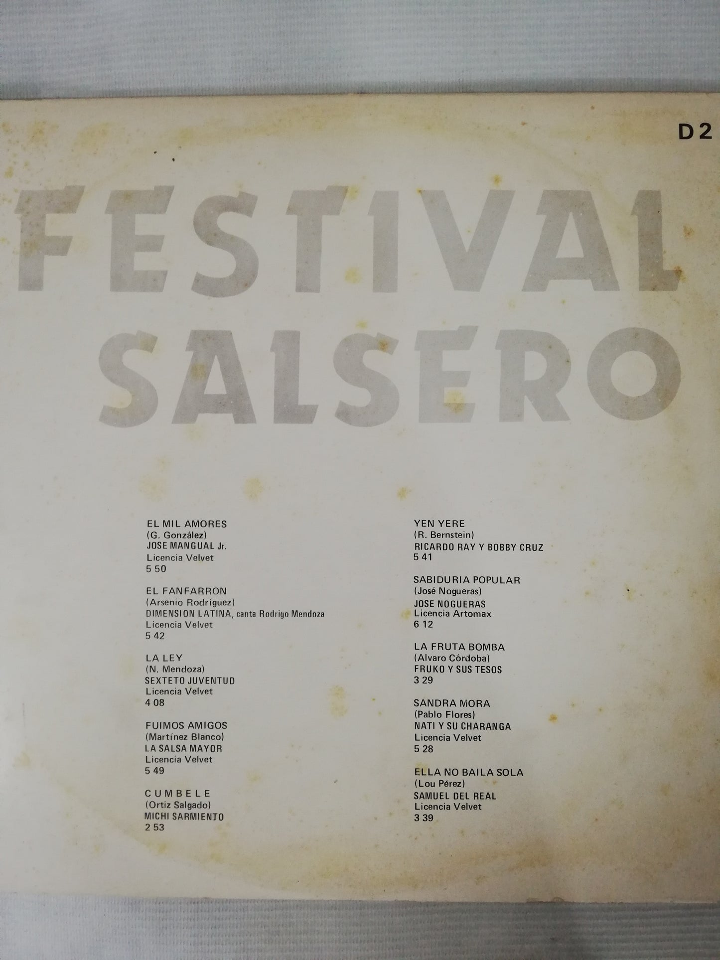 LP FESTIVAL SALSERO - VARIOS INTÉRPRETES - VINYL X 3