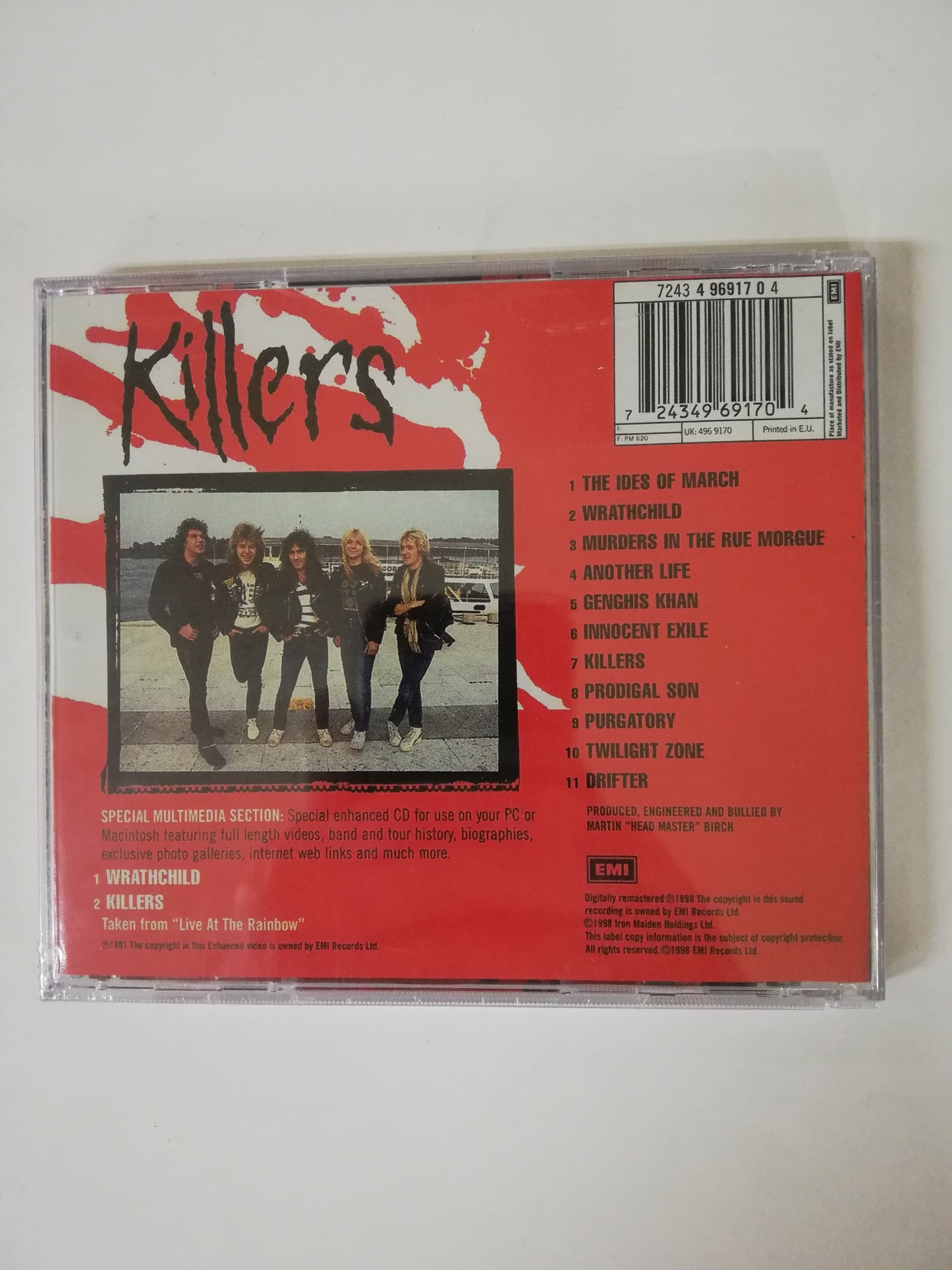 CD IRON MAIDEN - KILLERS