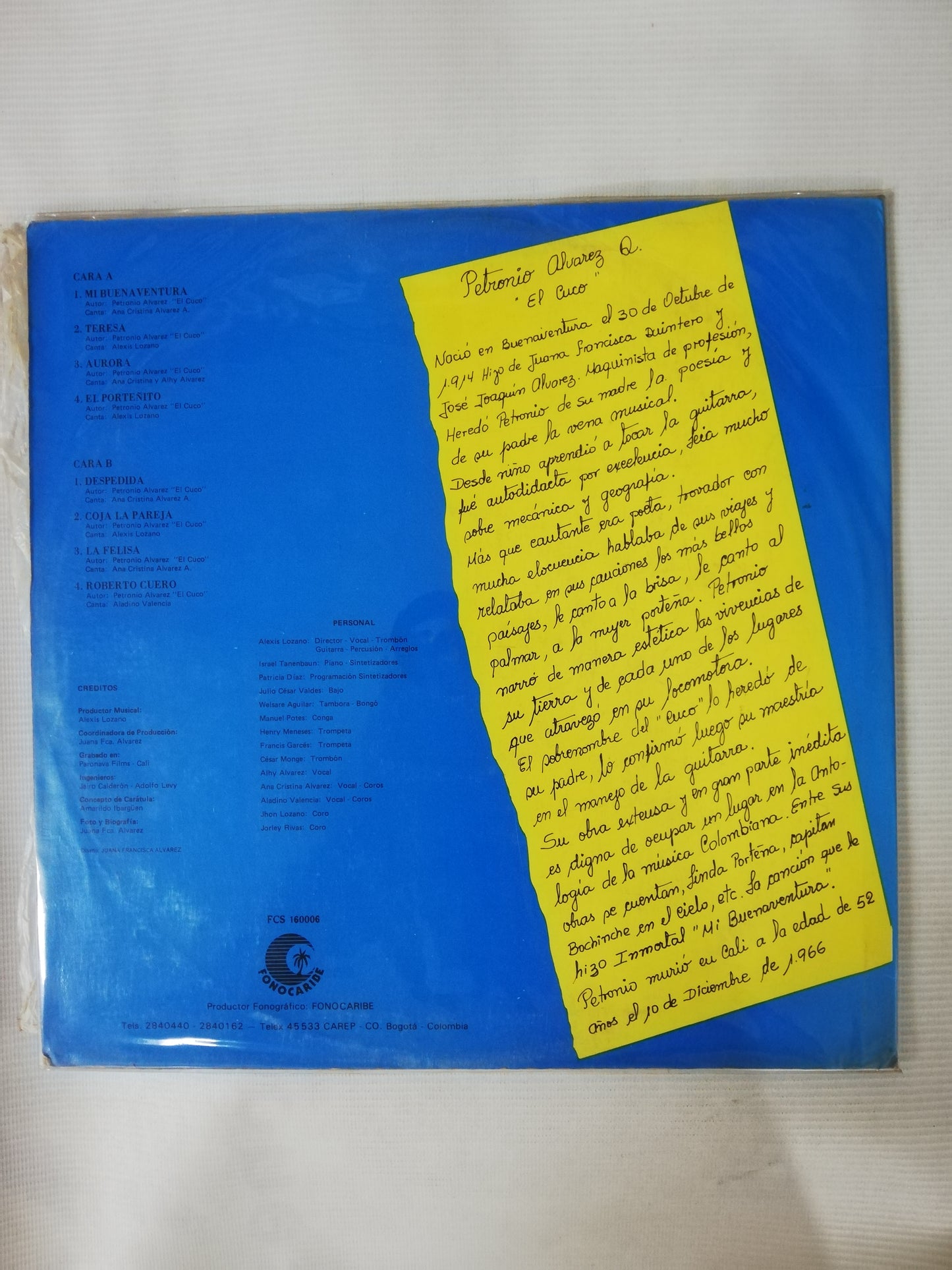 LP TRIBUTO A PETRONIO ALVAREZ "EL CUCO" - ESENCIA DE CURRULAO