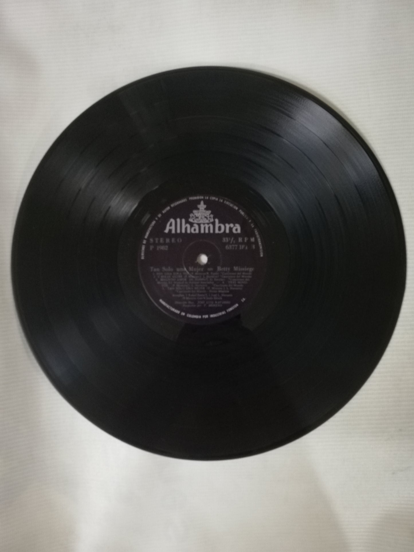 LP BETTY MISSIEGO - TAN SOLO UNA MUJER