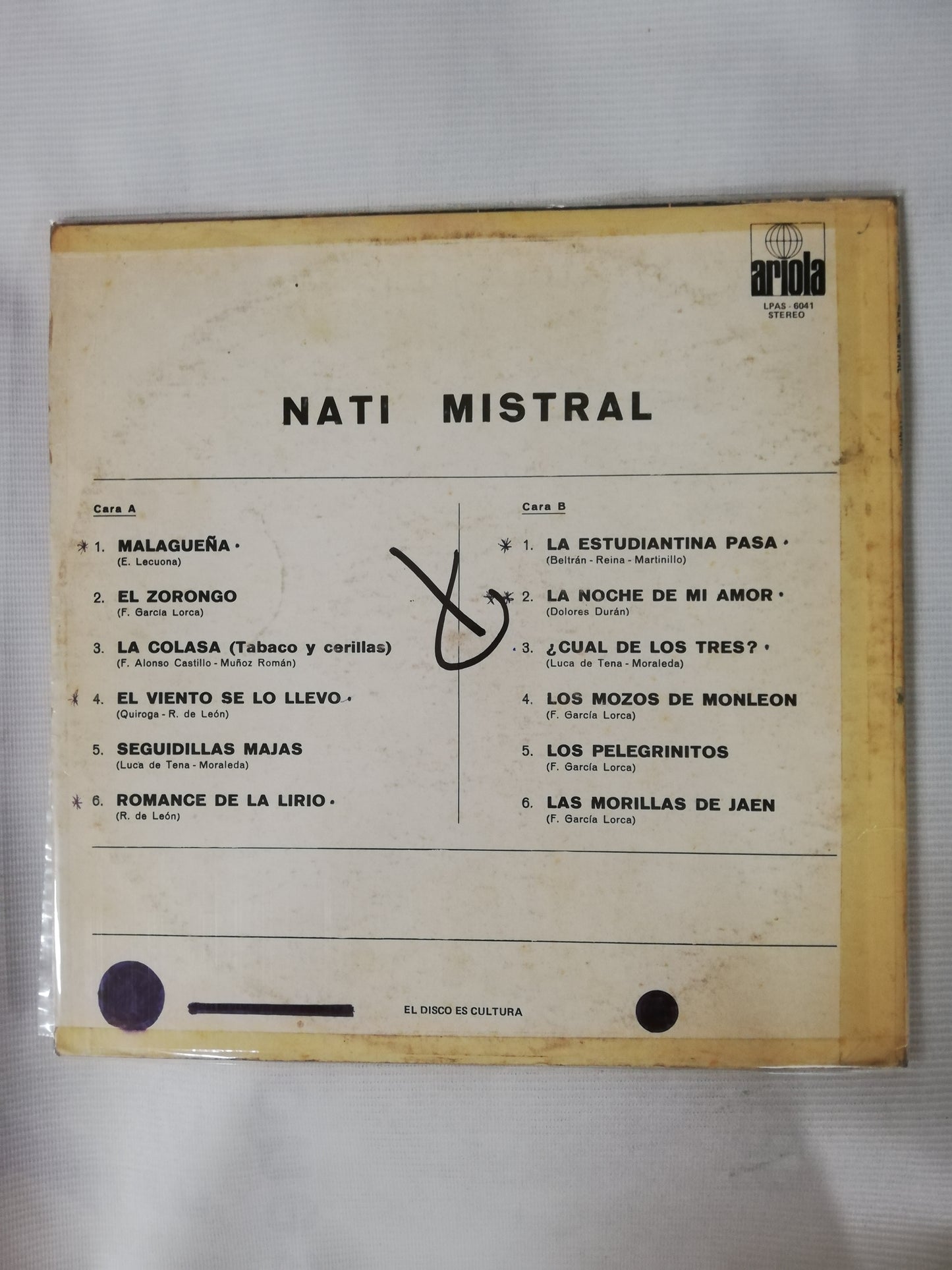 LP NATI MISTRAL - NATI MISTRAL