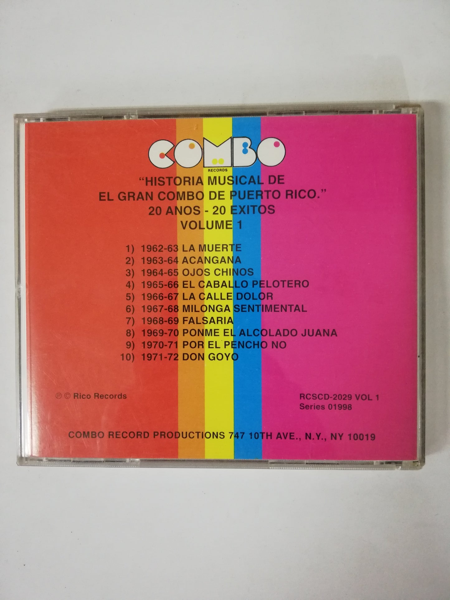 CD EL GRAN COMBO DE PUERTO RICO - 20 AÑOS DE EXITOS