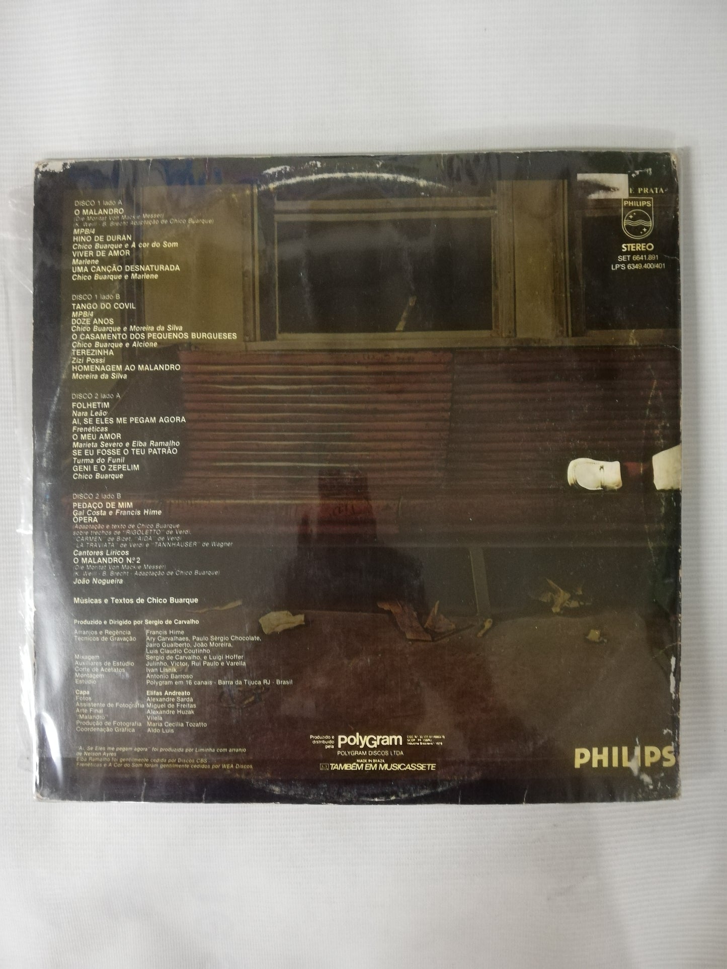 LP CHICO BUARQUE - ÓPERA DO MALANDRO DE CHICO BUARQUE - VINYL X 2