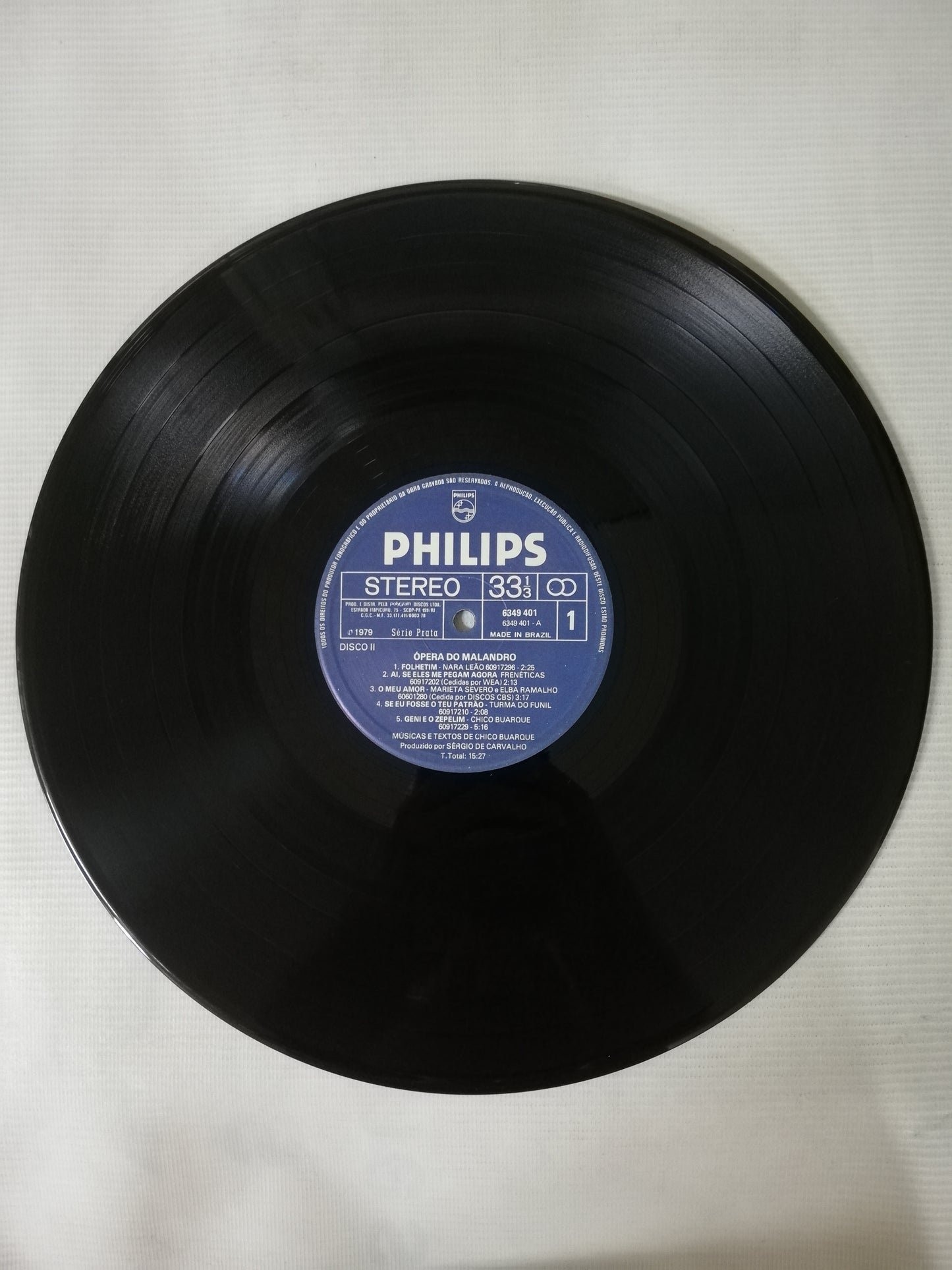 LP CHICO BUARQUE - ÓPERA DO MALANDRO DE CHICO BUARQUE - VINYL X 2