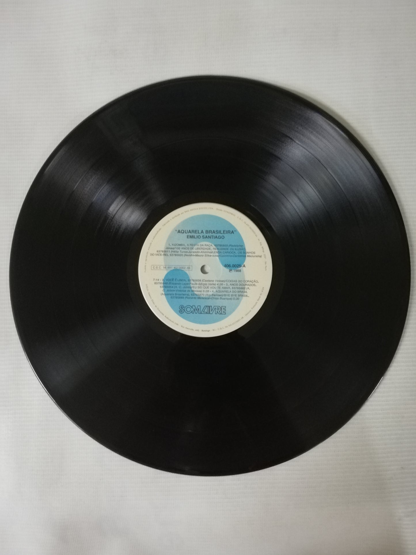 LP EMILIO SANTIAGO - AQUARELA BRASILERA