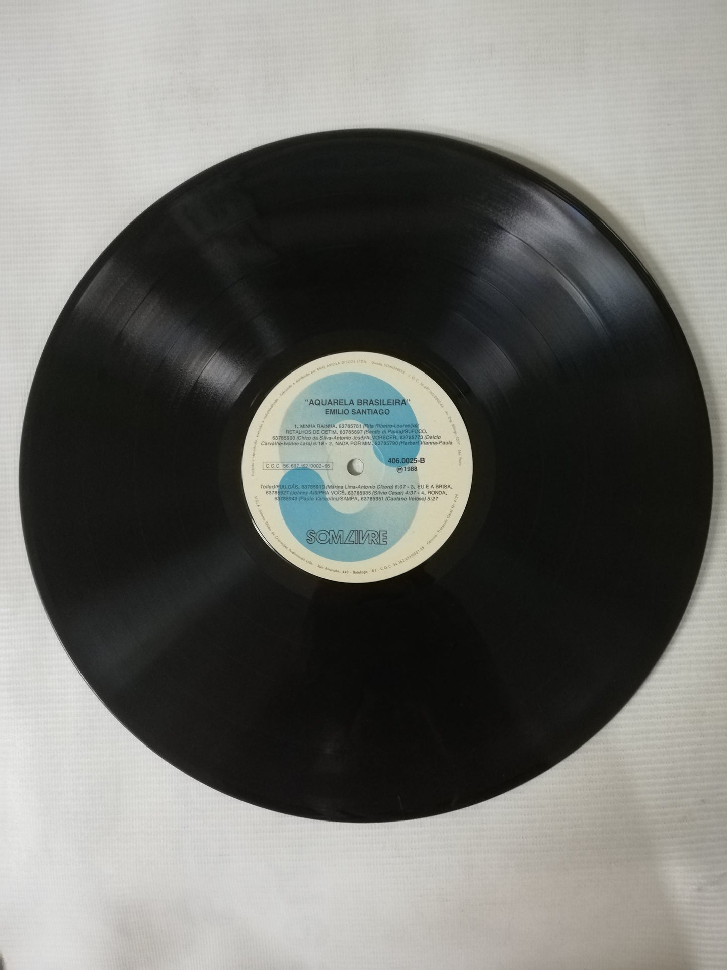 LP EMILIO SANTIAGO - AQUARELA BRASILERA