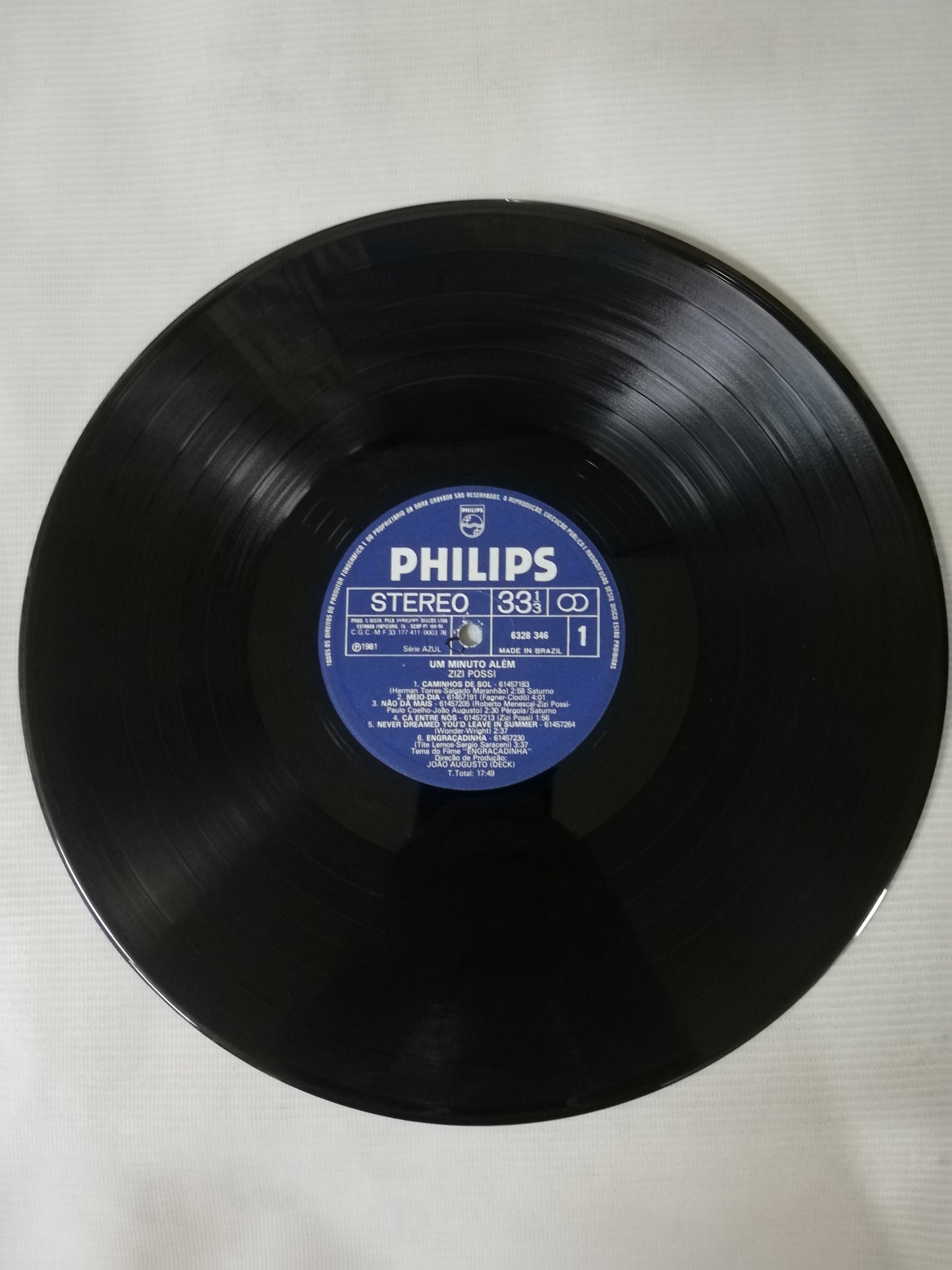 LP ZIZI POSSI - UN MINUTO ALÉM