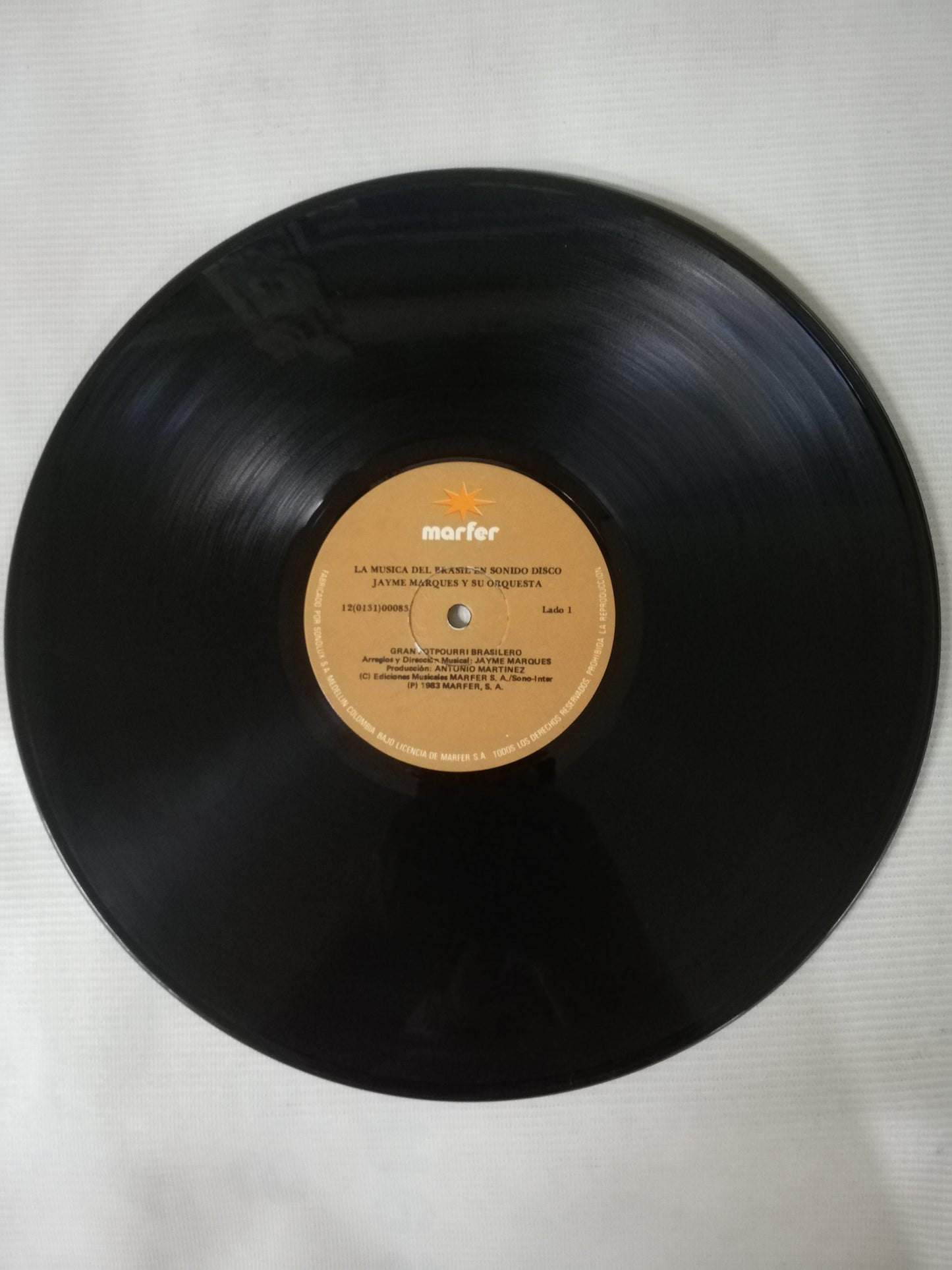 LP JAYME MARQUES Y SU ORQUESTA - LA MÚSICA DE BRASIL EN SONIDO DISCO