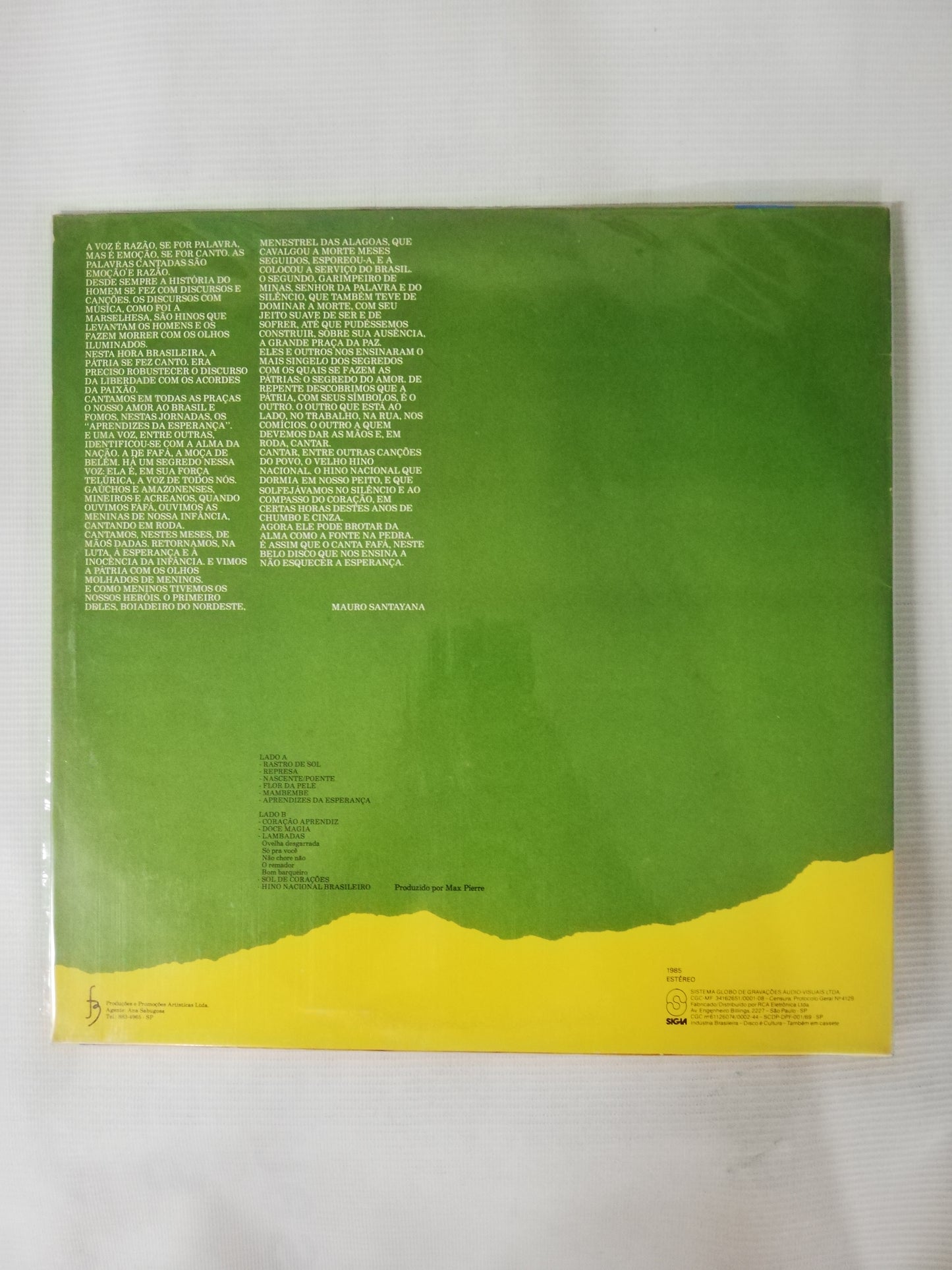 LP FAFÁ DE BELÉM - APRENDIZES DA ESPERANCA