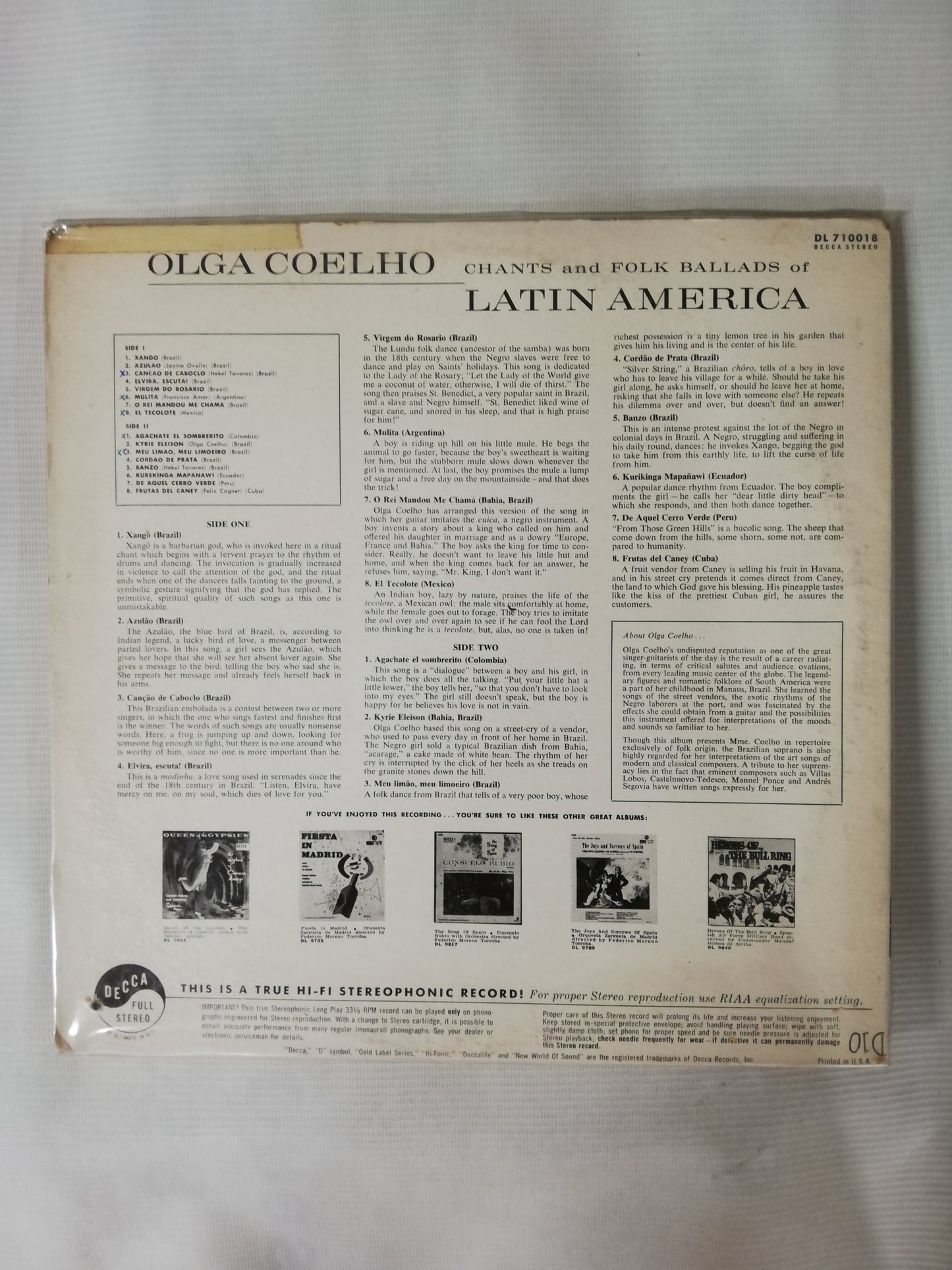 LP OLGA COELHO - XANGÓ