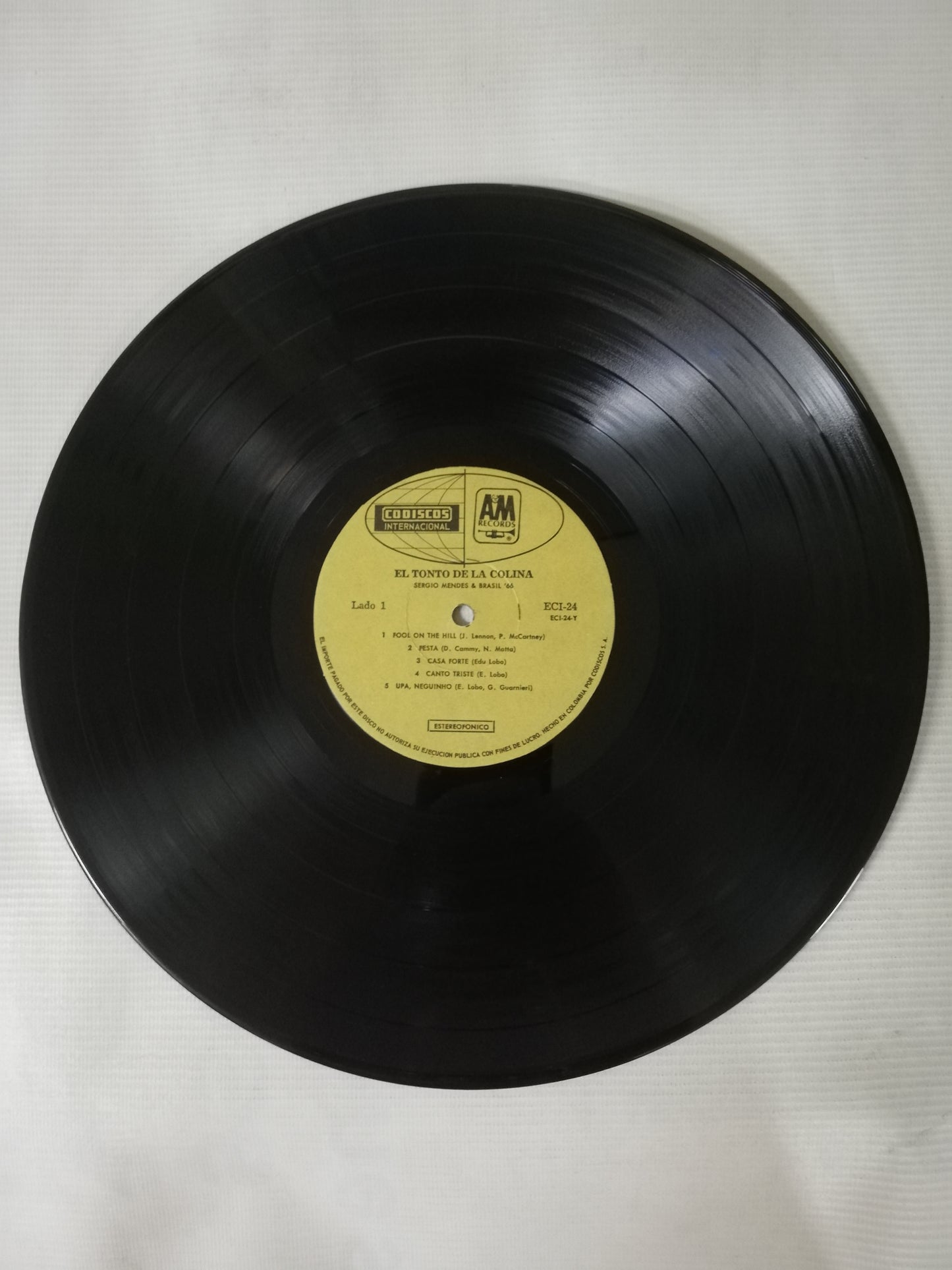 LP SERGIO MENDES & BRASIL ´66 - FOOL ON THE HILL